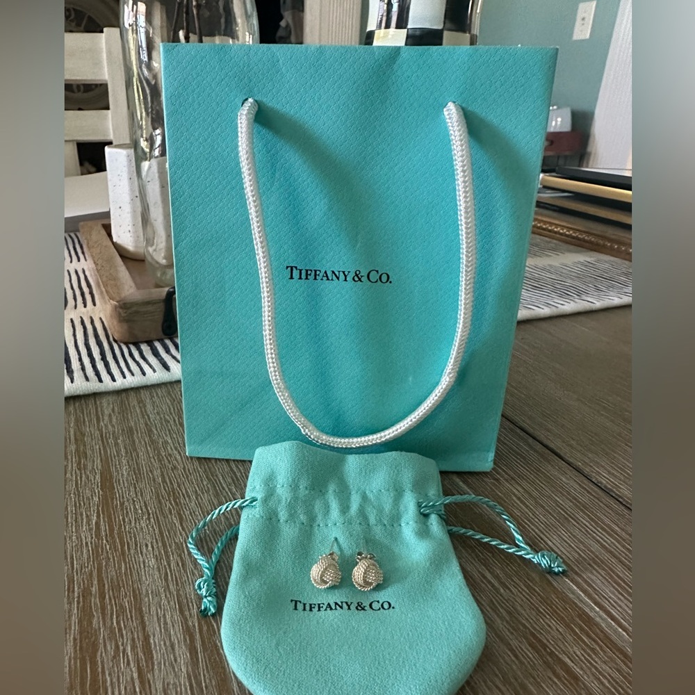 Tiffany Twist Knot Earrings